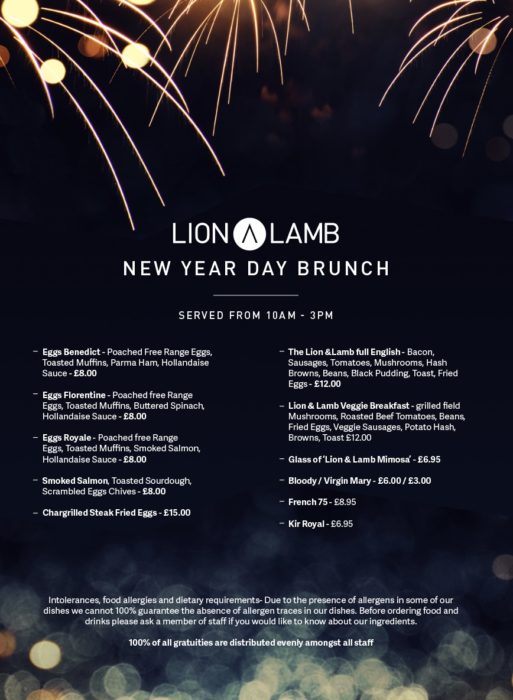 New Years Eve Brunch